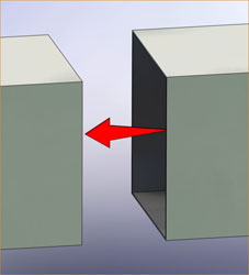 Fabric Expansion Joint Diagram Showing Axial Compression