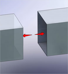 Fabric Expansion Joint Diagram Showing Axial Extension