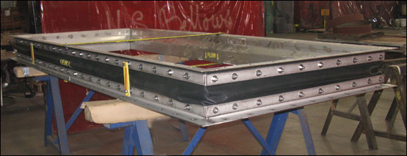 High Temperature Fabric Expansion Joint Designed for an Exhaust Duct