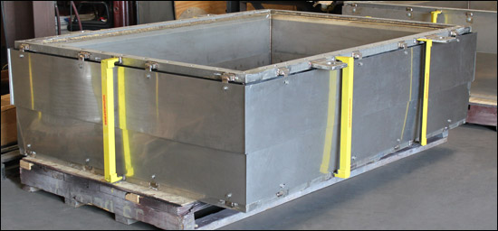 81″ Long Rectangular Fabric Expansion Joint for an Offshore Oil Extraction and Natural Gas Project