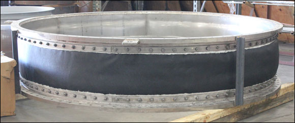 Fabric Expansion Joints Custom Designed for an Offshore Oil Extraction and Natural Gas Project