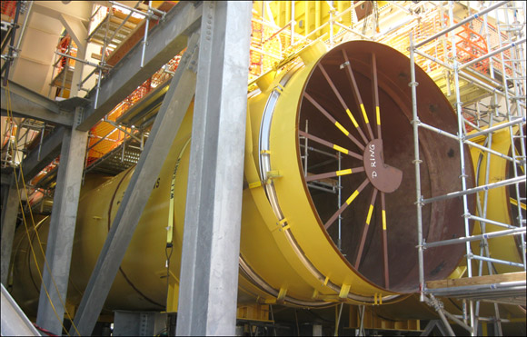 Engineering, Design and Fabrication of 119″ Expansion Joints, Duct Work and Supports
