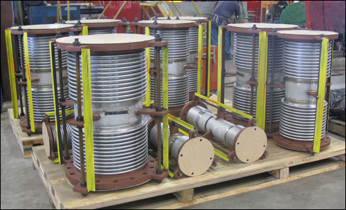 2"-18" Dia. Custom Tied Universal Expansion Joints Designed for a Chemical Plant
