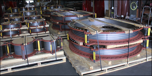 84″ & 14″ Dia. Single Expansion Joints Custom Designed for a Pipe Line in an Utility Plant