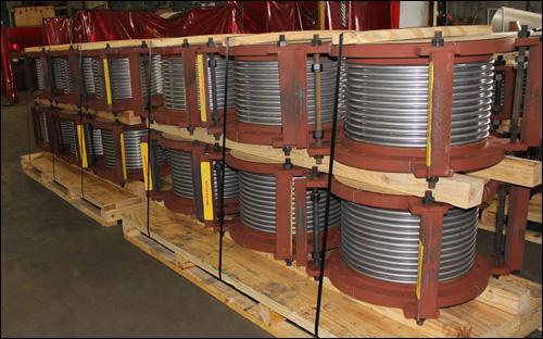 84″ & 14″ Dia. Single Expansion Joints Custom Designed for a Pipe Line in an Utility Plant
