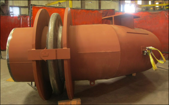 62″ Fabric, 42″ Hinged and 42″ Tied Universal Expansion Joints and Duct Work Designed for an Acid Plant