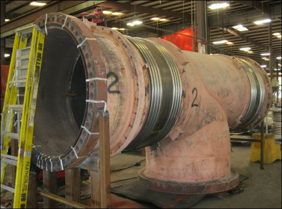 60″ Dia. Elbow Pressure Balanced Expansion Joint Refurbished in 3 Weeks for a Power Generation Plant