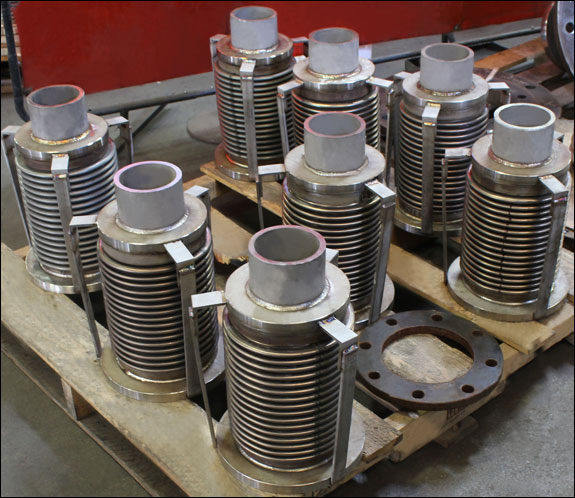 6" Dia. Single Expansion Joints Designed for an Oil Refinery in China