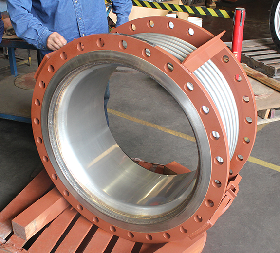 30” Dia. Hinged Expansion Joints Designed for a Pipeline in Mexico