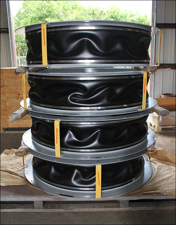 Neoprene Expansion Joints Designed for a Generator Fan in a Gas Turbine Facility