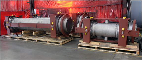 Double Gimbal Expansion Joints with 2-Ply Bellows for a Chemical Plant