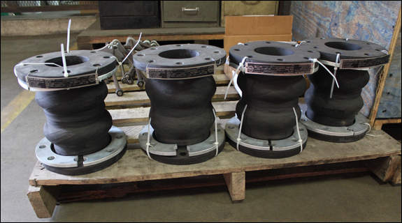 EPDM Rubber Expansion Joints for a Water Cooling Loop at a Chemical Plant in Saudi Arabia
