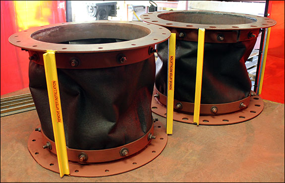 Fabric Expansion Joints for a Carbon Gas application at an Oil and Gas Facility