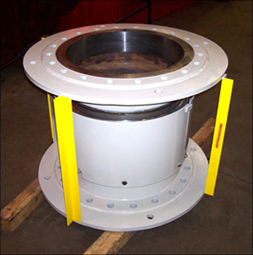 24 Inch diameter single tied metallic expansion joint with two-ply bellows