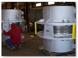44" Hinged Expansion Joints with Refractory Lining