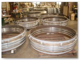 14 Single Reinforced Metal Expansion Joints for a Construction Company in Israel