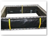 78" x 39" Rectangular Fabric Expansion Joint for a Power Company in Texas